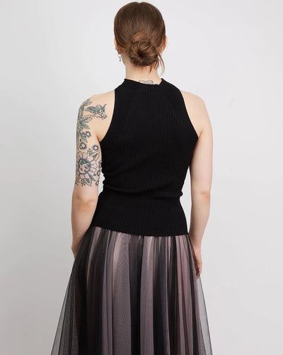 TYRA RIBBED TWIST TANK