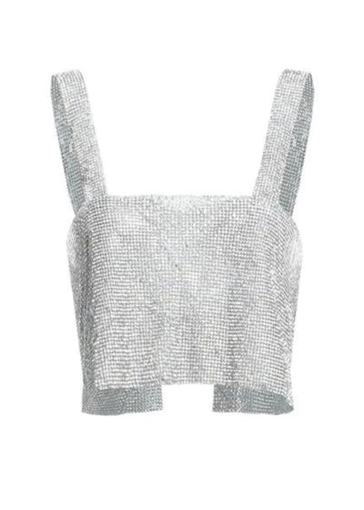 SIMI SPARKLE CHAIN CROP TOP